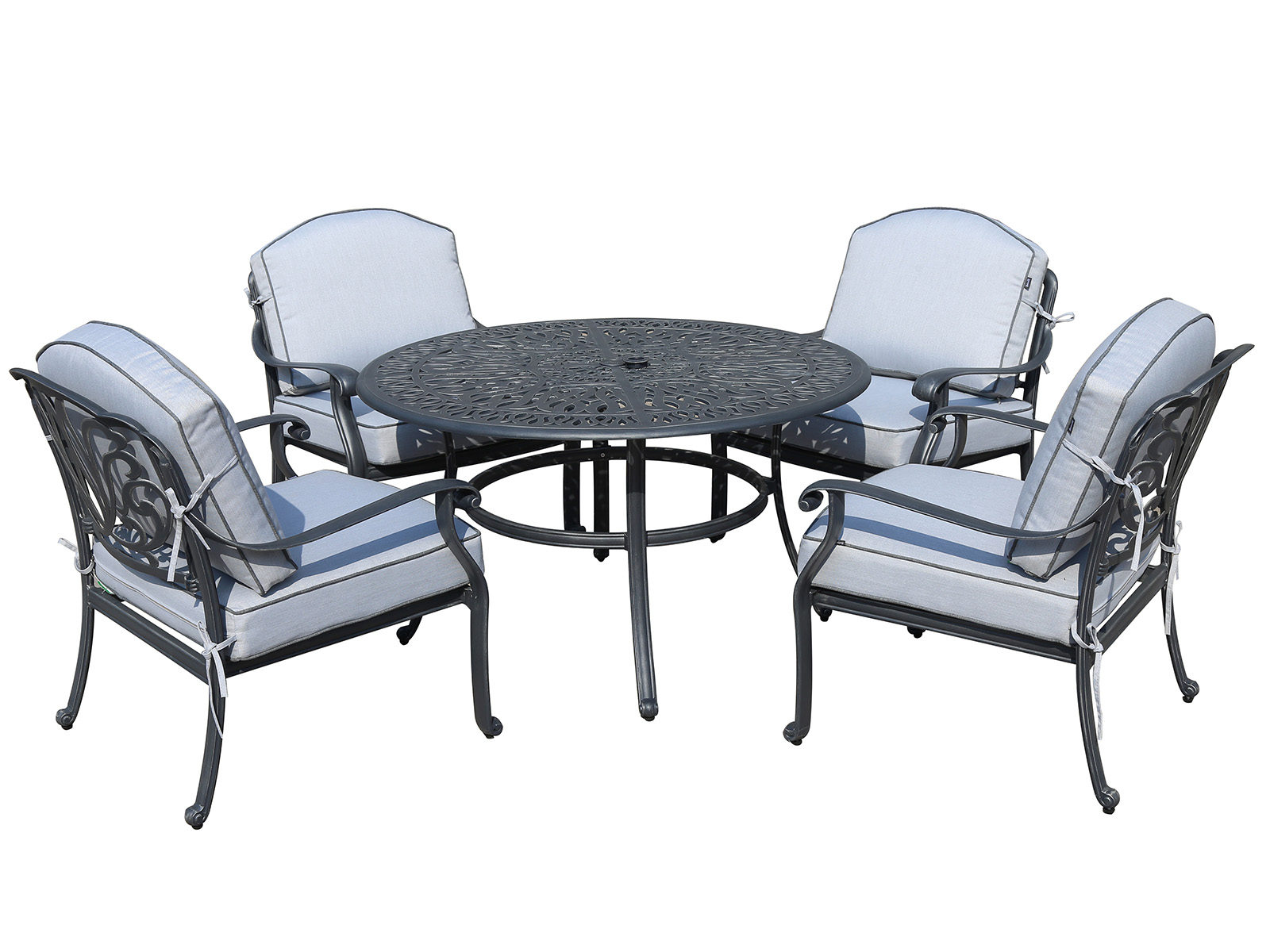 Amalfi 4 Seat Round Lounge Set