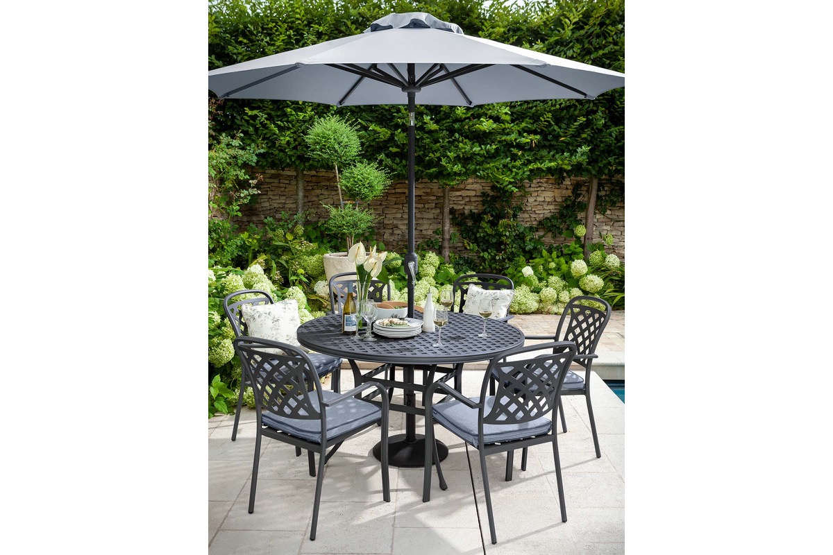 Berkeley 6 Seat Round Dining Set