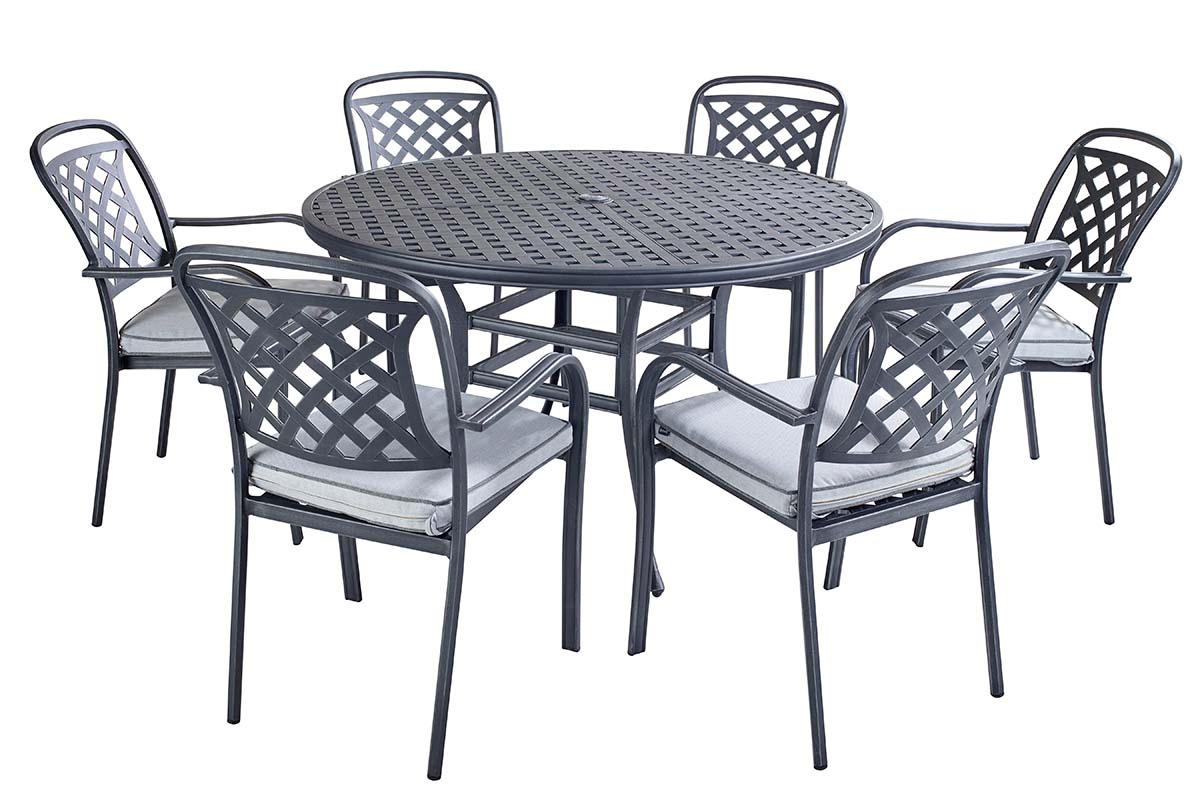 Berkeley 6 Seat Round Dining Set