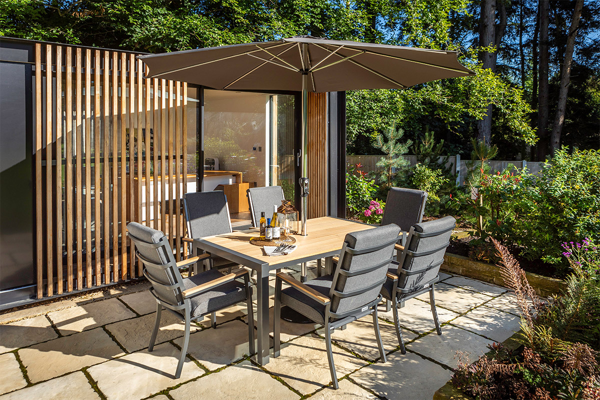 Singapore 6 Seat Rectangular Dining Set