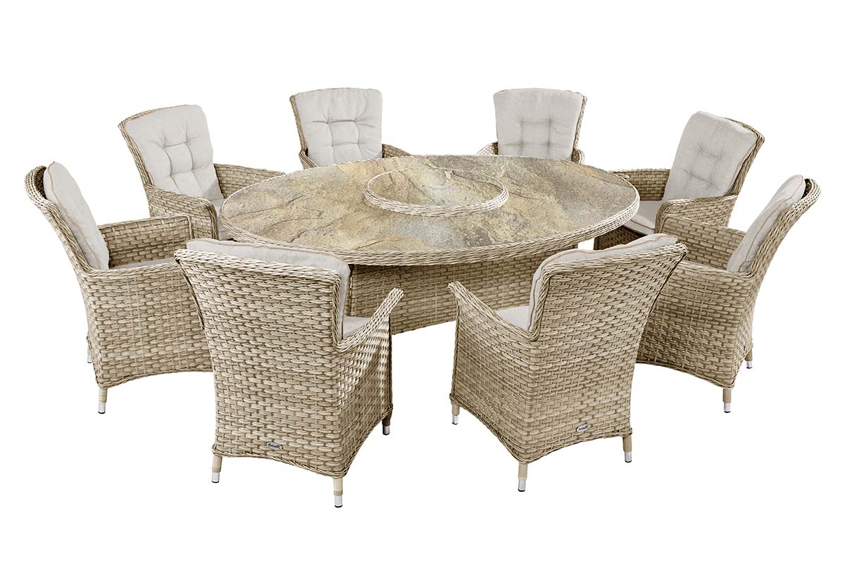 Heritage 8 Seat Elliptical Dining Set