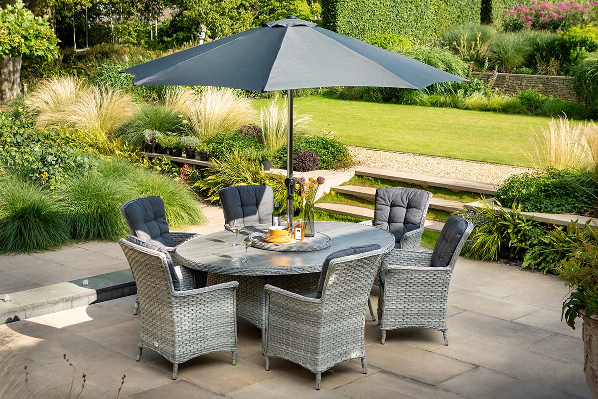 Heritage 6 Seat Elliptical Dining Set