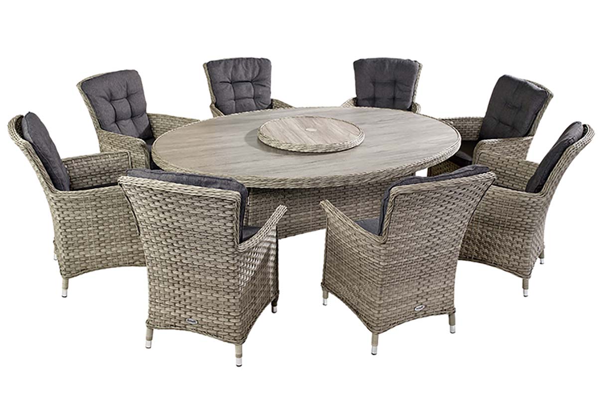 Heritage 8 Seat Elliptical Dining Set