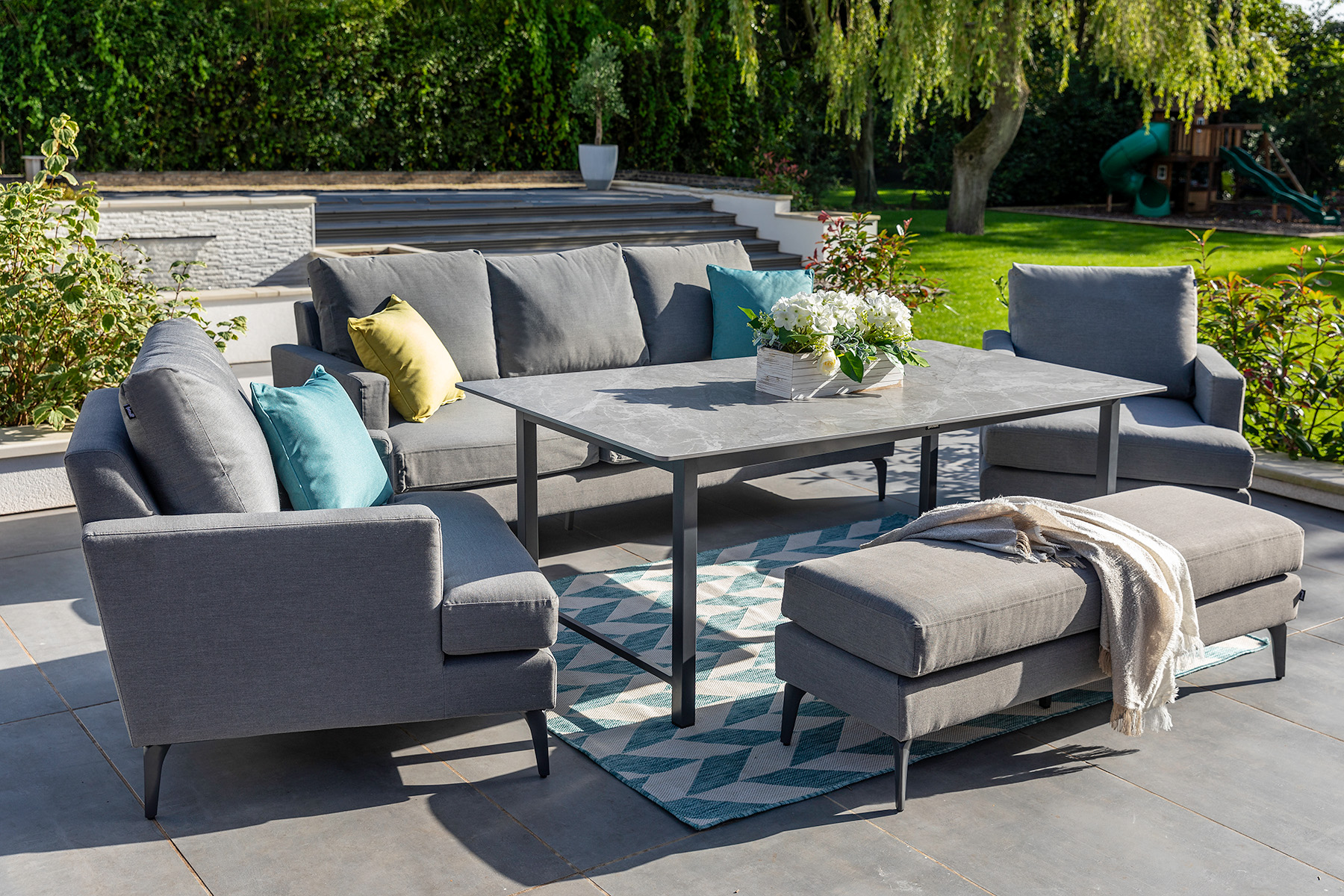 All weather aluminium garden furniture hotsell