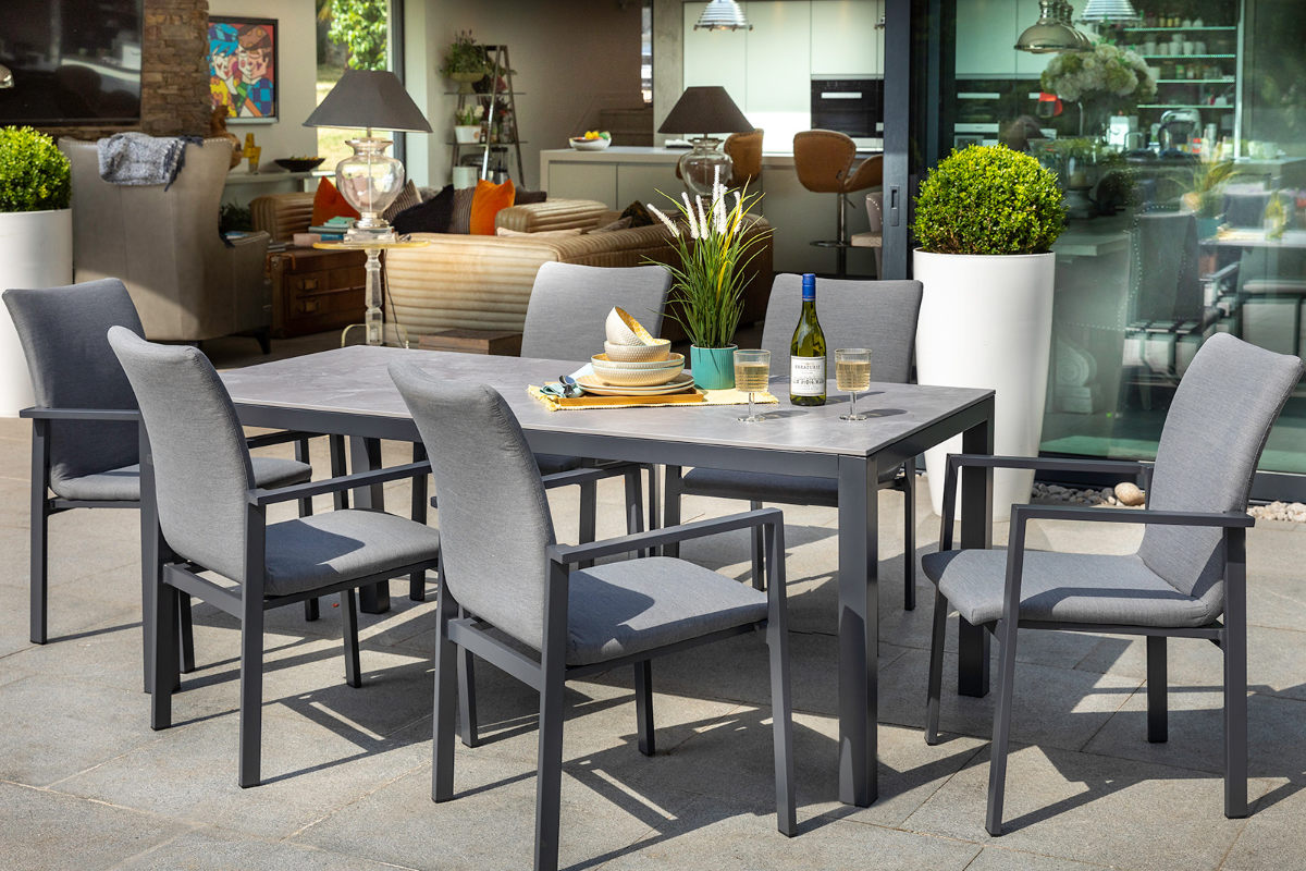 Riviera 6 Seat Rectangular Dining Set