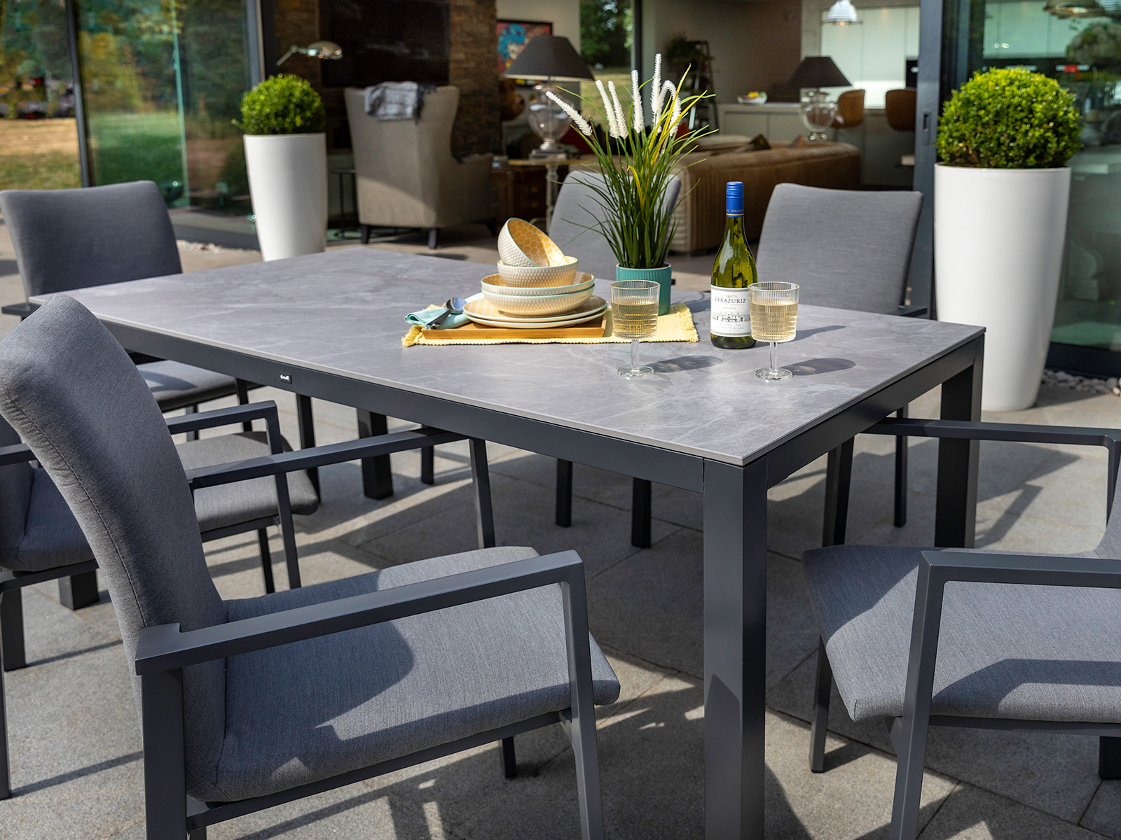 Riviera 6 Seat Rectangular Dining Set