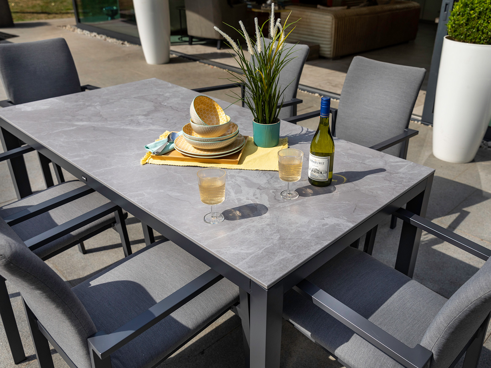 Riviera 6 Seat Rectangular Dining Set