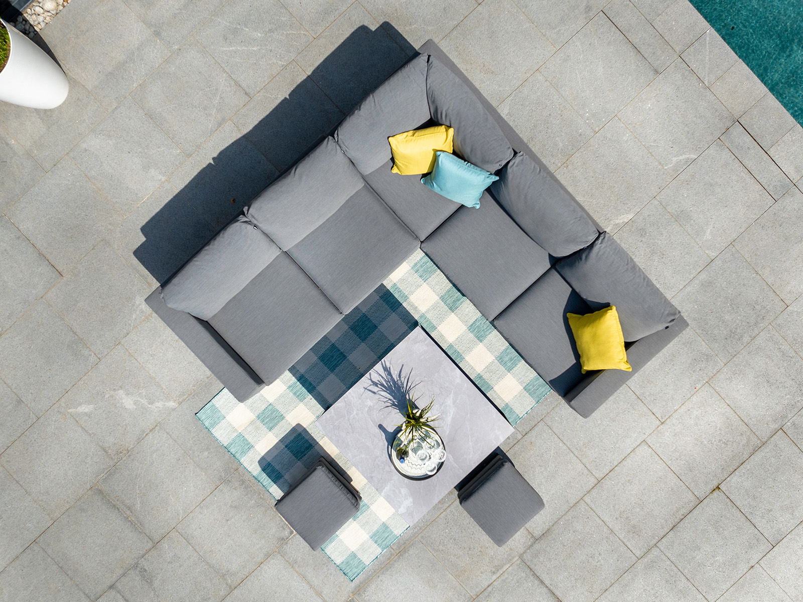 Riviera Square Corner Lounge Set