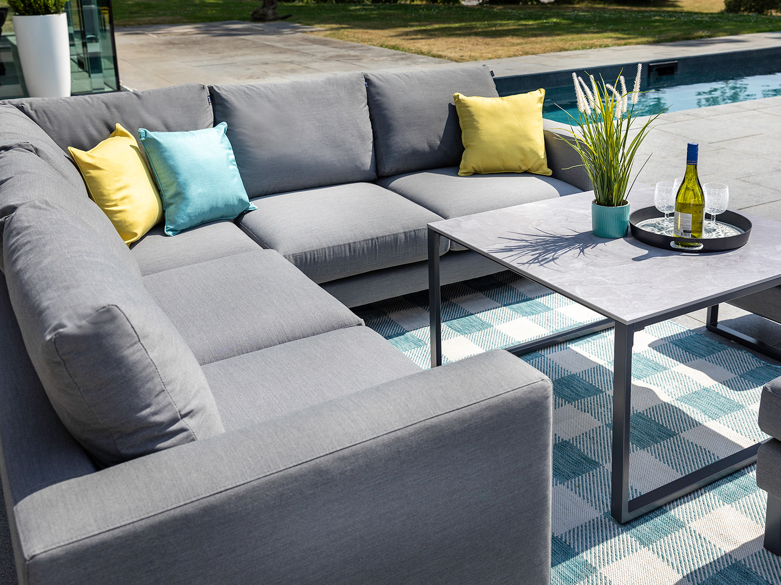 Riviera Square Corner Lounge Set