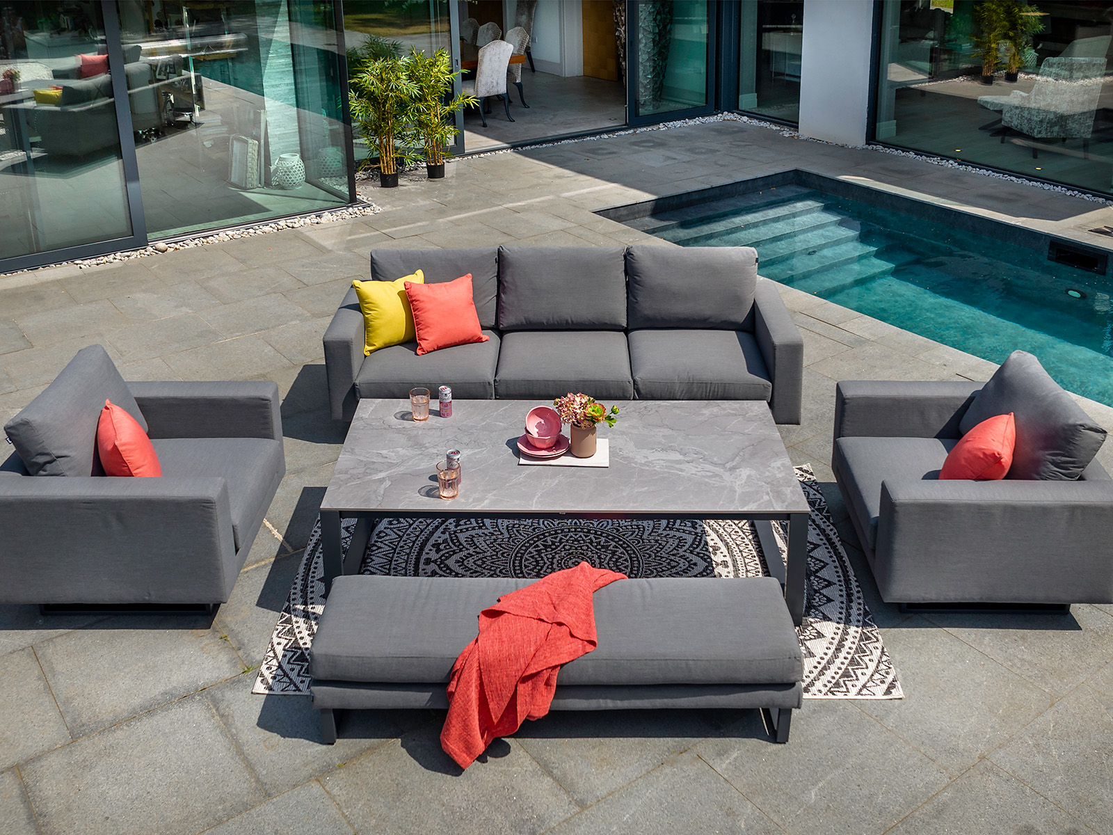Riviera 3 Seat Lounge Set
